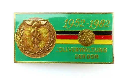 #e4561 Abzeichen: 30 Jahre Zollverwaltung der DDR Band II Nr. 866 verliehen 1982