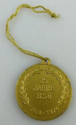 Medaille: Empor Berlin 25 Jahre BSG 1949-1974 goldfarben, Orden2786