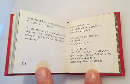 Minibuch: Ihr Vermächtnis lebt Verlag Zeit im Bild Dresden 1982 bu0214