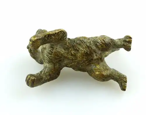 #e5056 Wiener Bronze Tier Kater um 1900
