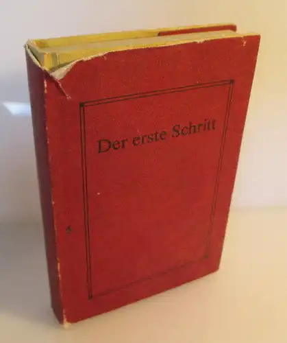 Minibuch: Der erste Schritt Verlag Junge Welt Berlin 1987 bu0206