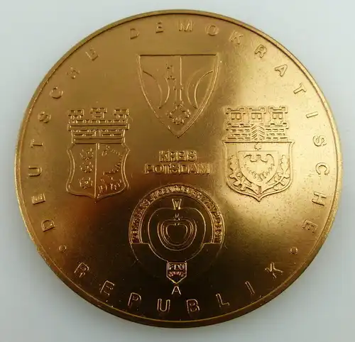 Medaille: DDR Kreis Potsdam 17. Kreisdelegiertenkonferenz der SED 1986 Orden2743