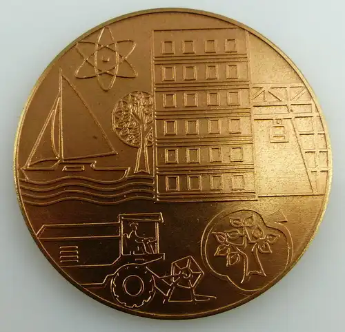 Medaille: DDR Kreis Potsdam 17. Kreisdelegiertenkonferenz der SED 1986 Orden2743