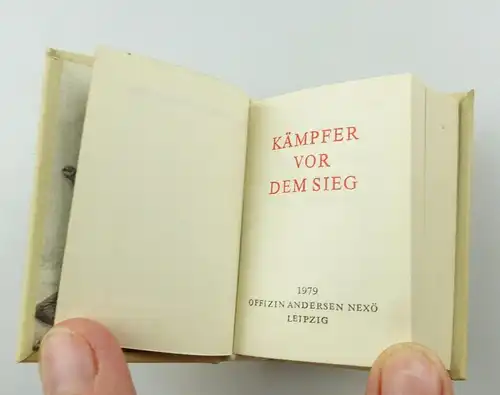 #e5447 Minibuch: Kämpfer vor dem Sieg Offizin Andersen Nexö Band I und II