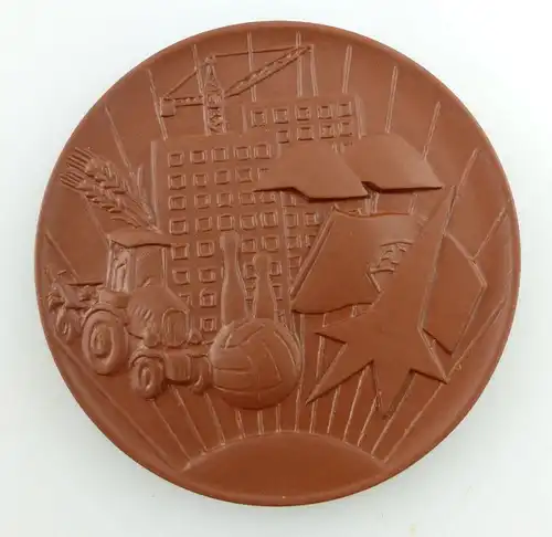 Meissen Medaille im Etui: 1976 30 Jahre FDJ e1327