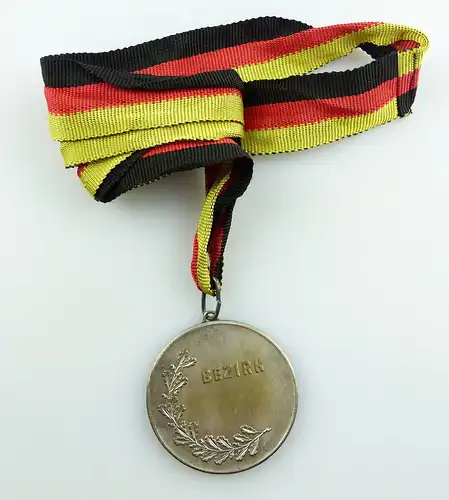 #e4070 DDR Medaille Spartakiade der Kampfgruppen 1966 silberfarben