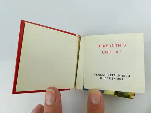 Minibuch: Bekenntnis und Tat 1979 Verlag Zeit im Bild e264