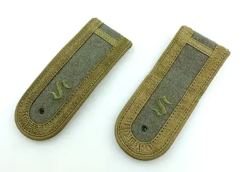 #e4463 1 Paar original DDR Schulterklappen Offiziersschüler Felddienst