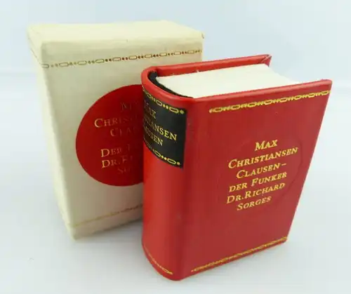 Minibuch: Max Chrisiansen Clausen Der Funker Dr. Richard Sorges e235