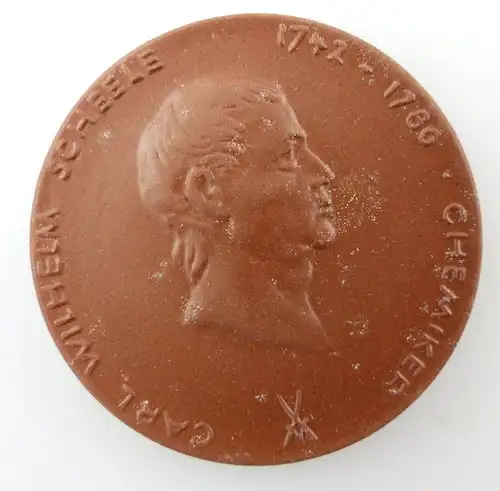 #e3202 Meissen Medaille KB der DDR FG Numismatik Stralsund C.W. Scheele Chemiker