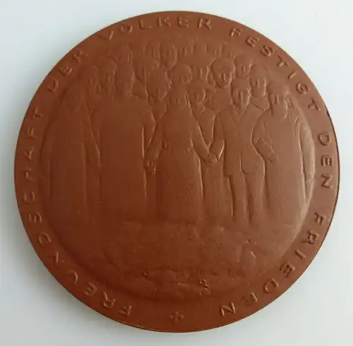 Meissen Medaille: LIGA für Völkerfreundschaft der DDR, Freundschaft d, Orden2649