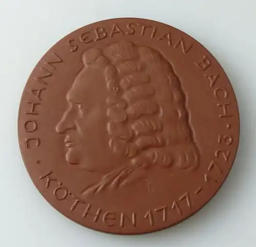 Medaille Meissen  : Johann Sebastian Bach Überreicht durch den 1.Sekretär/ r443