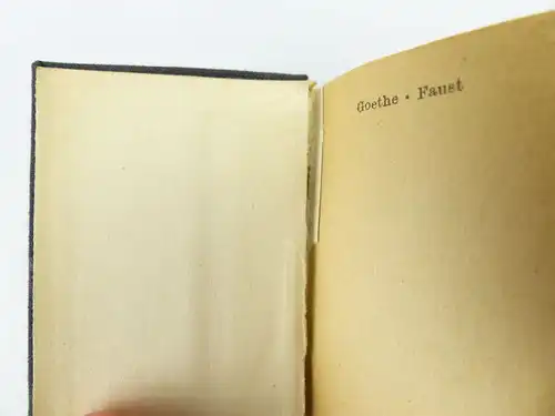 Minibuch: Johann Wolfgang von Goethe - Faust - Eine Tragödie e229