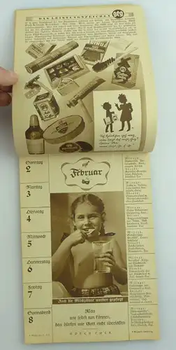 Original alter seltener Abreißkalender, komplett, geg Betriebe, von 1941 e931