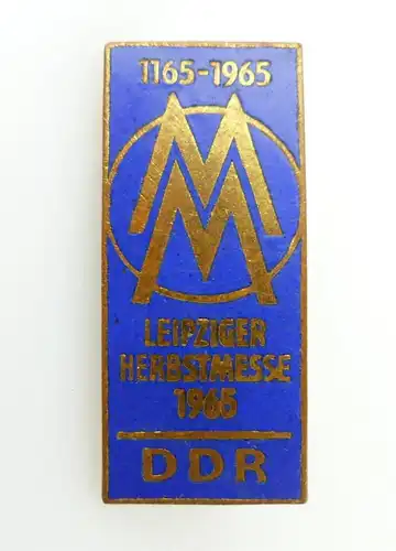 #e2437 MM Leipziger Herbstmesse 1965 DDR 1165-1965 Abzeichen