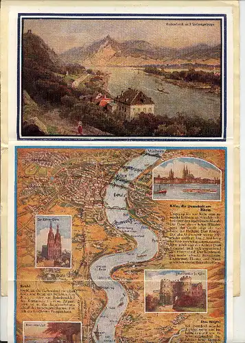 Relief-Panorama des Rheins von Mainz bis Köln
