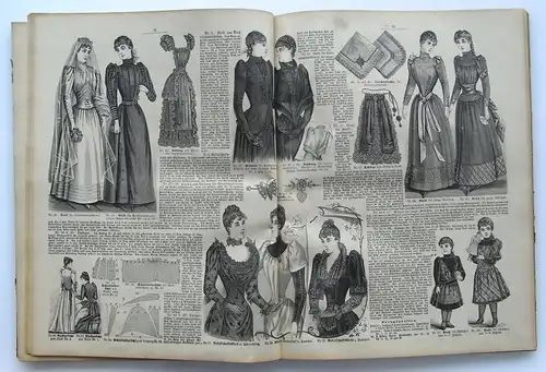 Buch 0150 Mode & Haus, VI. Jahrgang 1890 bis VII.Jahrgang 1891 Zeitungen