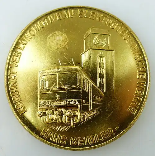Medaille: Hand Beimler, Kombinat VEB Lokomotivbau Elektrotechnische W, Orden1563