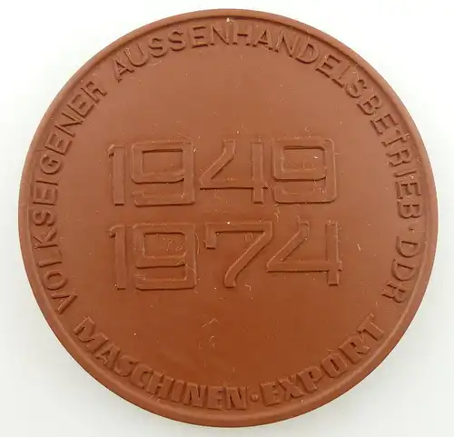 Meissen Medaille: Volkseigener Aussenhandellsbetrieb DDR Maschinenexport e1609