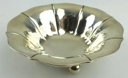 kleine dekorative Schale in 800 (Ag) Halbmond Krone Silber ca.: 52 g, norb843