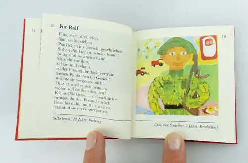 Minibuch: Das kleine Buch vom großen Frieden von Kindern der DDR e205