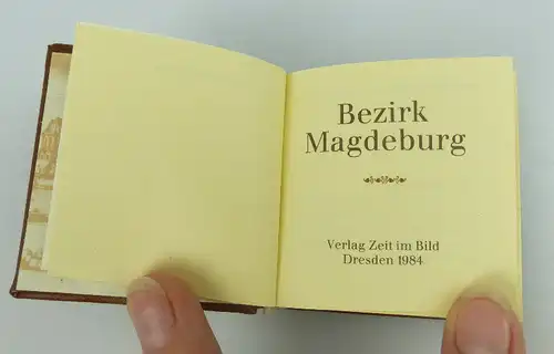 Minibuch Bezirk Magdeburg Verlag Zeit im Bild Dresden 1984 bu0746
