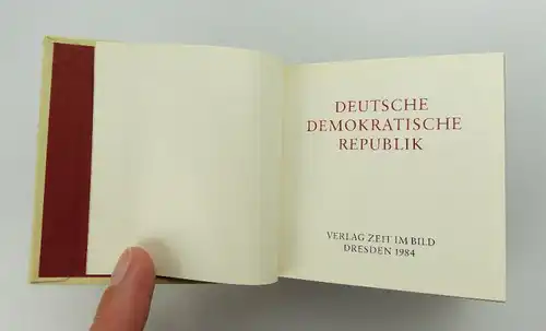 Minibuch:Deutsche Demokratische Republik Verlag Zeit im Bild 1984 Dresden e203