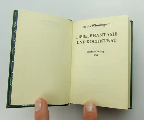 Minibuch : Liebe Phanatsie und Kochkunst - Berliner Verlag 1986 e195