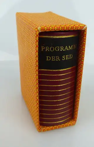 Minibuch: Programm der sozialistischen Einheitspartei Deutschlands bu0743