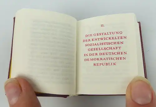 Minibuch: Programm der sozialistischen Einheitspartei Deutschlands bu0743