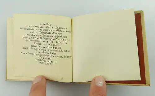 Minibuch: Das Wetterbüchlein - sorbische Bauernregel - sorbisch - deutsch e193