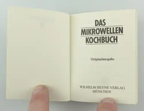 #e6162 Minibuch: Das Mikrowellen Kochbuch Heyne Mini Originalausgabe
