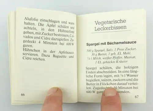 #e6162 Minibuch: Das Mikrowellen Kochbuch Heyne Mini Originalausgabe