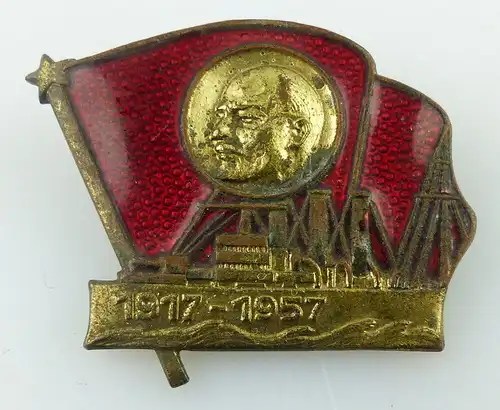 Jubiläumsabzeichen 1917-1957 Leninkampf über dem Schiff der Aurora, Orden3232