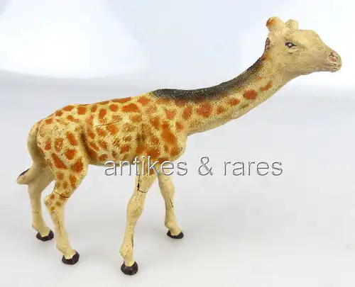 altes Elastolin Tier Giraffe linol048