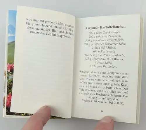 #e6161 Minibuch: Kochbüchlein Schweiz von Peter Kägi Buch Verlag für die Frau