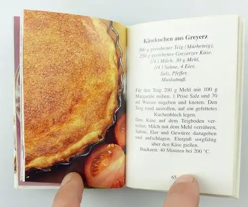 #e6161 Minibuch: Kochbüchlein Schweiz von Peter Kägi Buch Verlag für die Frau