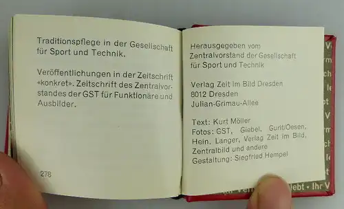 Minibuch: Ihr Vermächtnis lebt Verlag Zeit im Bild 1982, Buch1530