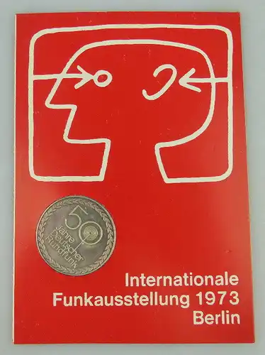 Medaille: Internationale Funkausstellung 1973 Berlin, silberfarben, Orden1537