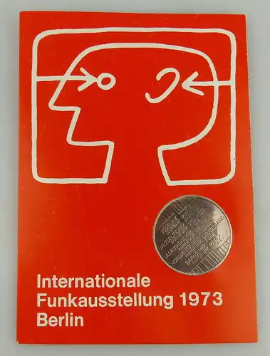 Medaille: Internationale Funkausstellung 1973 Berlin, silberfarben, Orden1537