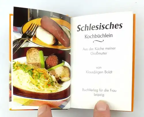 #e6157 Minibuch: Schlesisches Kochbüchlein Buch Verlag für die Frau Rezepte