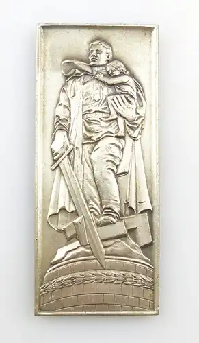 #e5349 Original Medaille / Plakette Sowjetisches Ehrenmal in Treptow