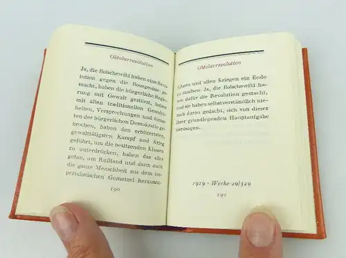 Minibuch: Lenin Worte Dietz Verlag Berlin Peter Läuter bu0737