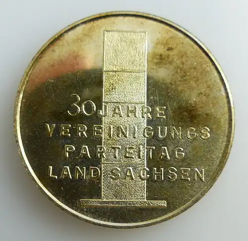 Medaille 30 Jahre Vereinigungsparteitag Sachsen 1946 bis 1976 Es le Orden2561