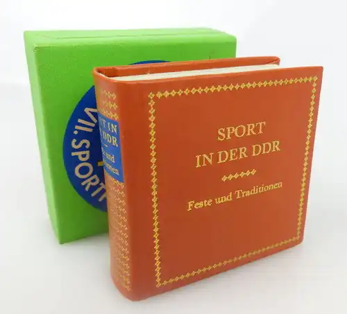 Minibuch Sport in der DDR Feste un Traditionen Offizin Andersen Nexö bu0735