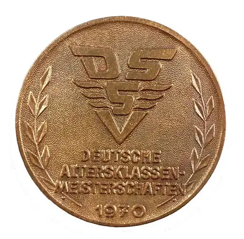 #e5339 DDR Medaille: DSSV (Deutscher Schwimmsport-Verband) Meisterschaften 1970
