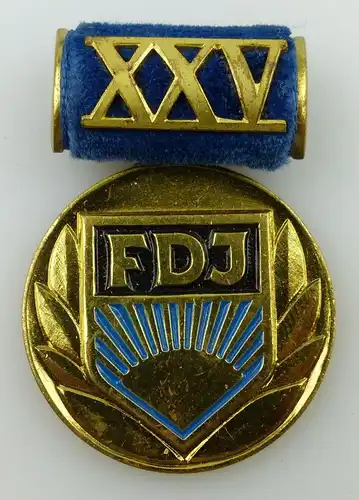 Medaille: Zur Erinnerung an den 25. Jahrestag der FDJ, Orden2557