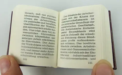 Minibuch: Programm der sozialistischen Einheitspartei Deutschlands bu0717