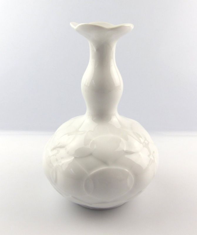 oval Vase weiß Porzellan zum Sonderpreis