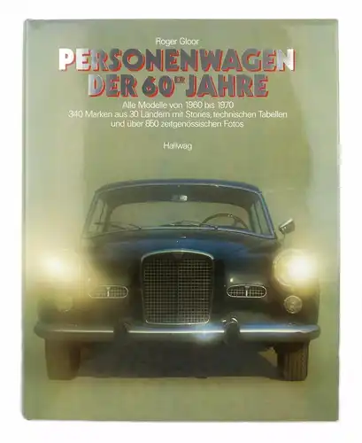 #e6771 Buch: Personenwagen der 60er Jahre Modelle von 1960 bis 1970 mit Einband!